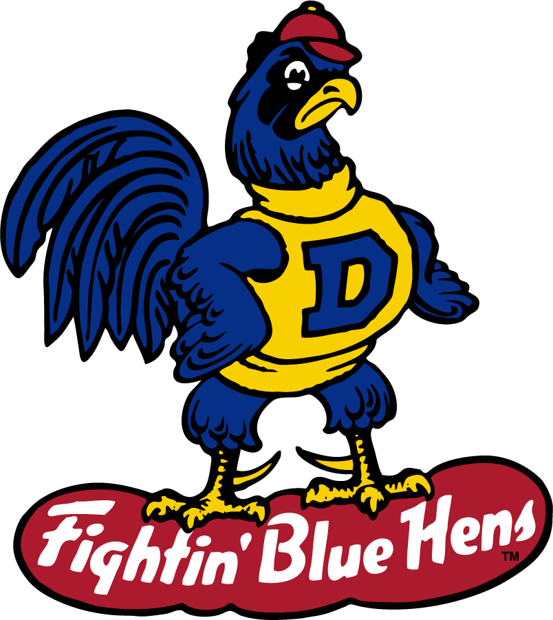 Delaware Blue Hens 1967-1987 Primary Logo diy DTF decal sticker